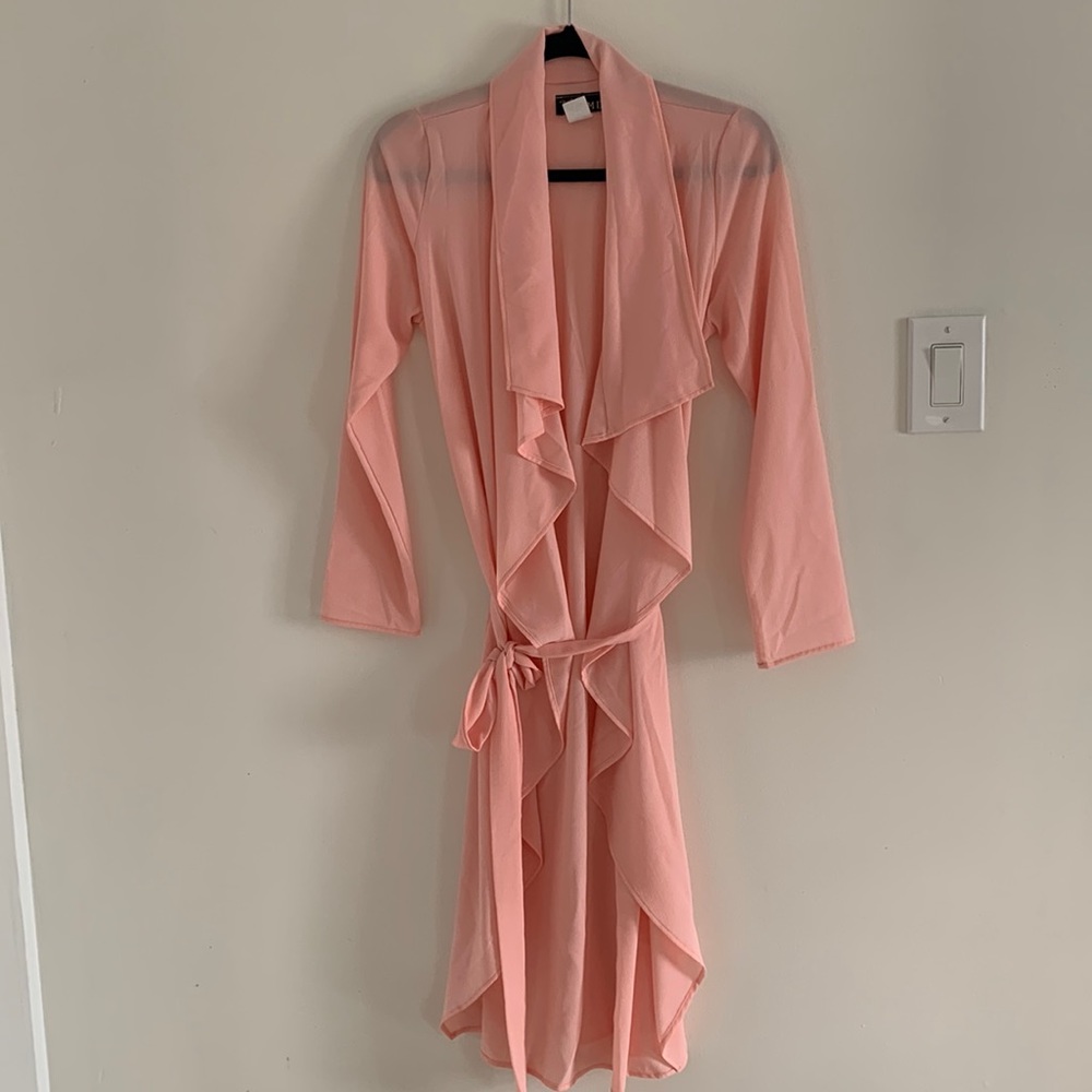 Brand: Los Angeles RMD Style: duster jacket Color: Pink Size: Small
